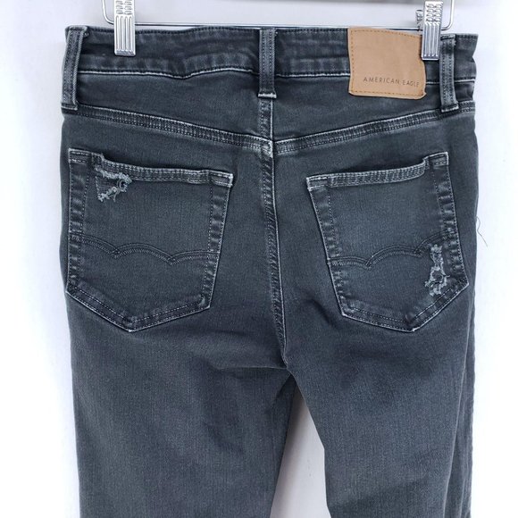 American Eagle Skinny Jeans Mens Size 28/30 Black - Picture 4 of 7